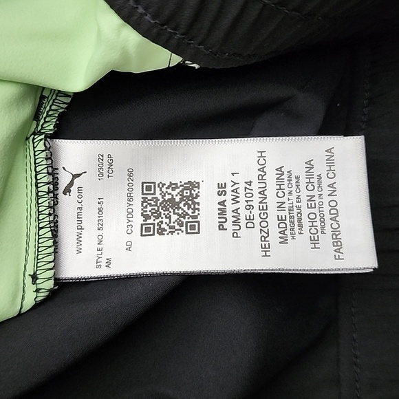 Puma Drycell Men's Black Lightweight Performance Jacket Windbreaker Sz M - Picture 8 of 13